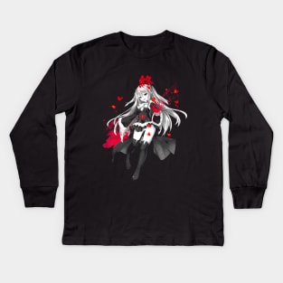 Vampire Queen Nuar Kids Long Sleeve T-Shirt